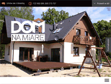 Tablet Screenshot of domnamiare.pl